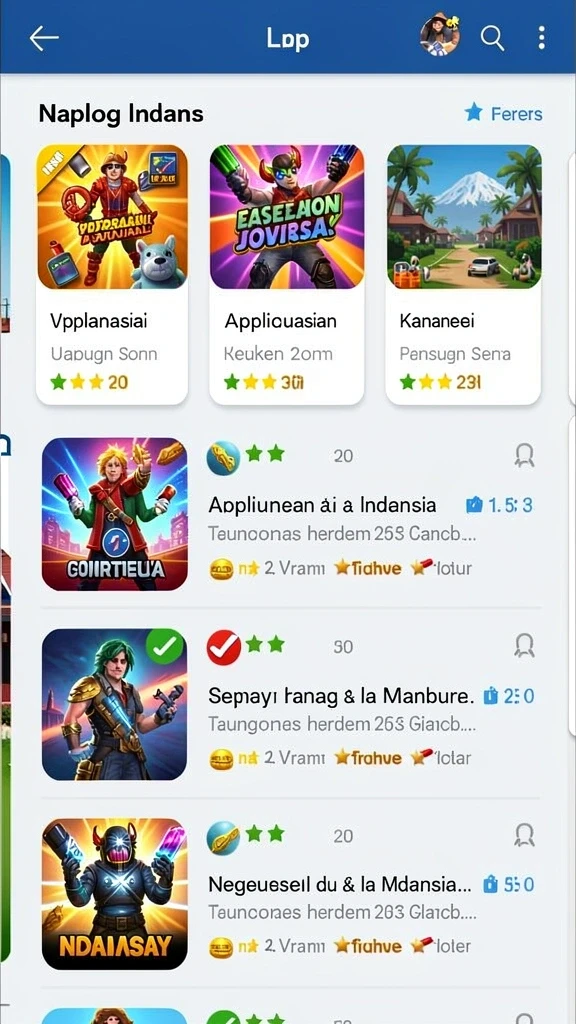 Screenshot kedua menampilkan tantangan seru yang harus dihadapi pemain.