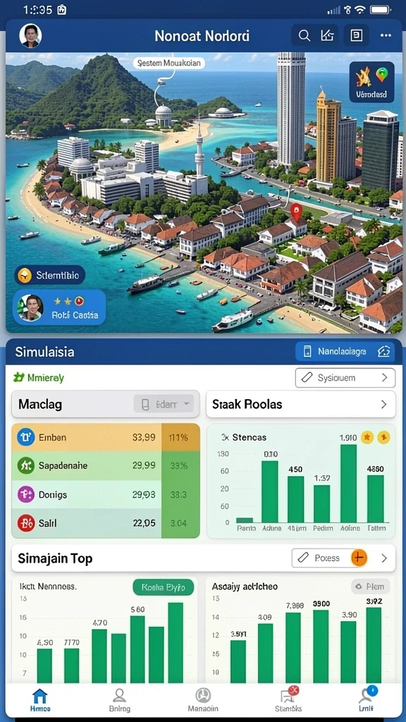 Tampilan antarmuka yang user-friendly.