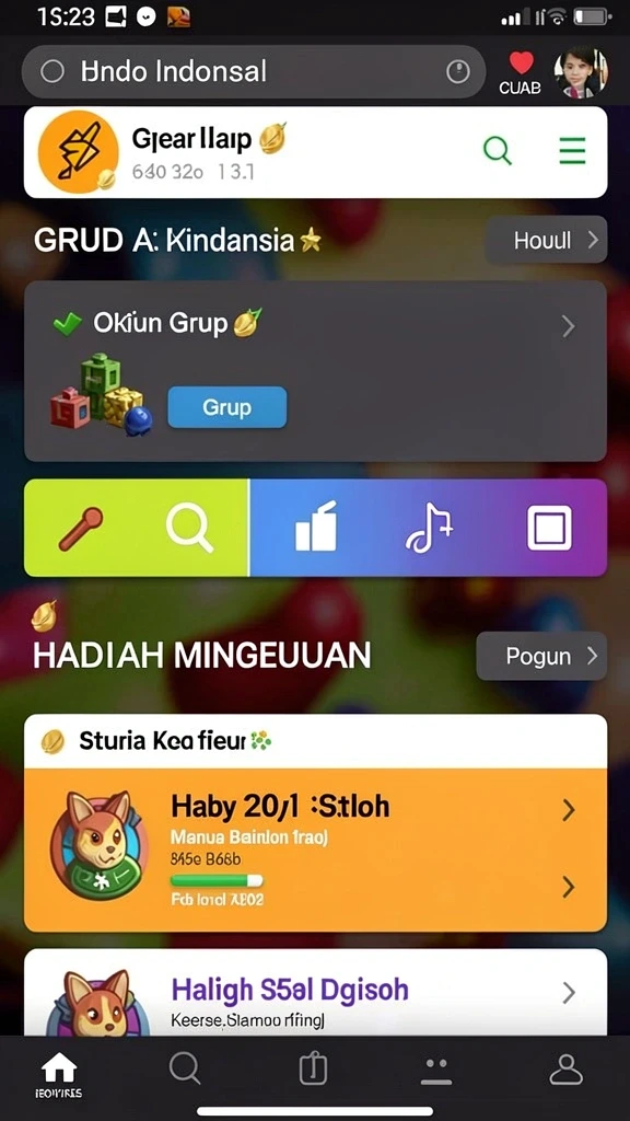 Tampilan antarmuka yang user-friendly dan menarik.