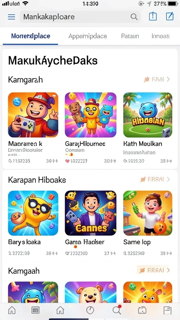 Screenshot pertama menunjukkan karakter utama di level awal.