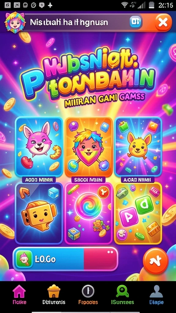 Screenshot menunjukkan karakter utama dalam petualangan.