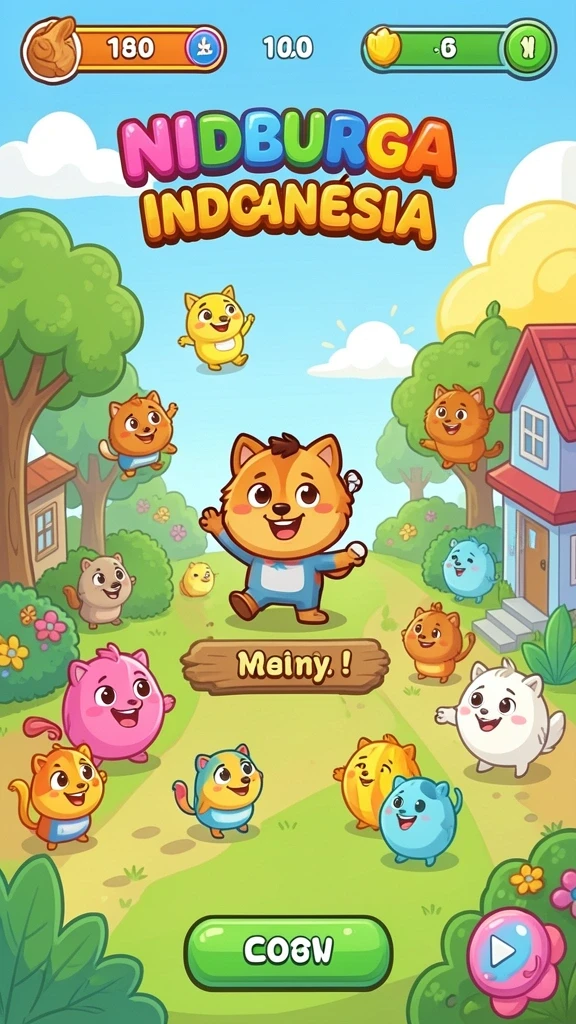 Screenshot menampilkan pertempuran seru melawan monster.