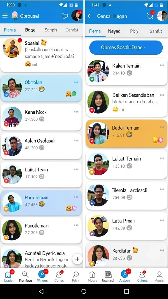Karakter unik yang bisa dipilih.