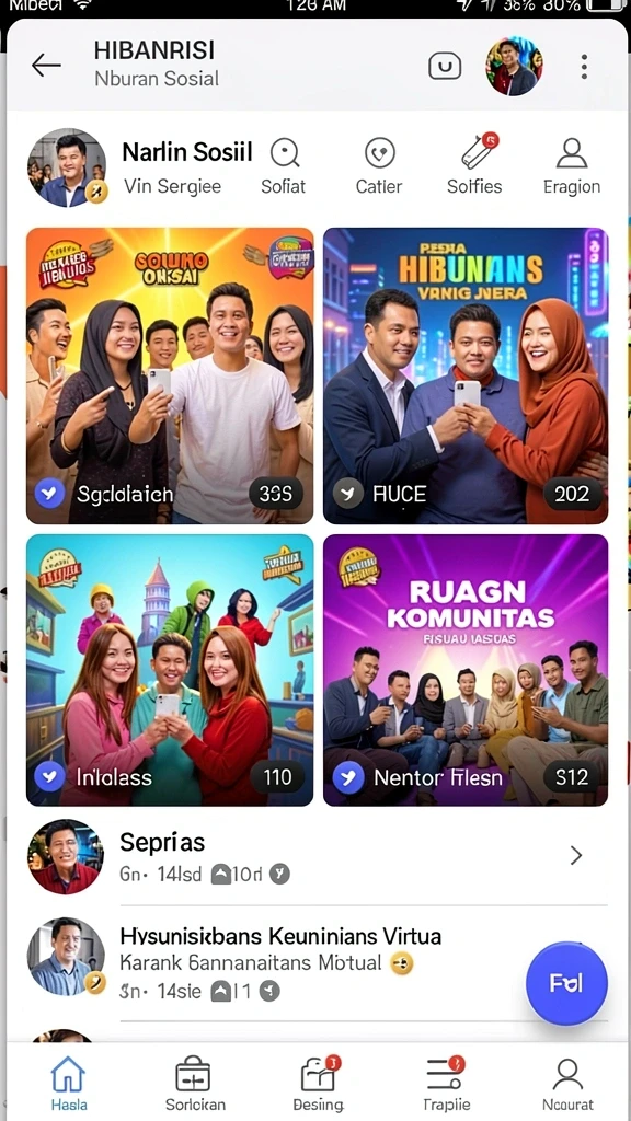 Tampilan antarmuka pengguna yang bersih dan intuitif.