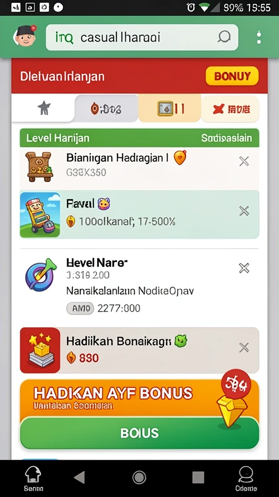 Tampilan antarmuka yang ramah pengguna.