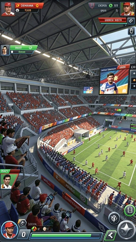 Level menantang dengan rintangan yang beragam.