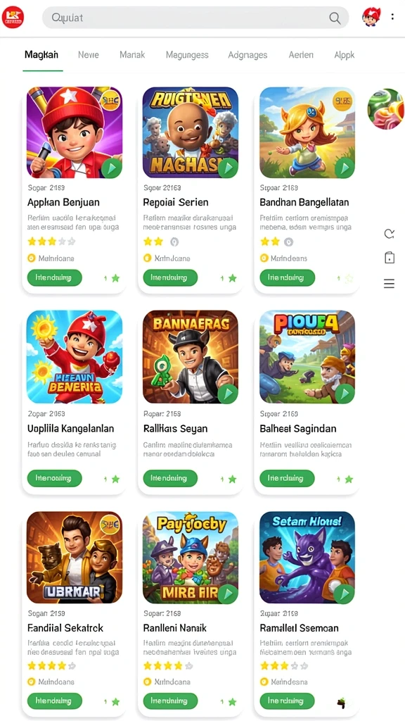 Misi menarik dan beragam tantangan.