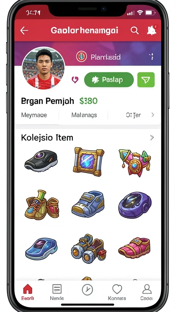 Sistem upgrade karakter yang inovatif.