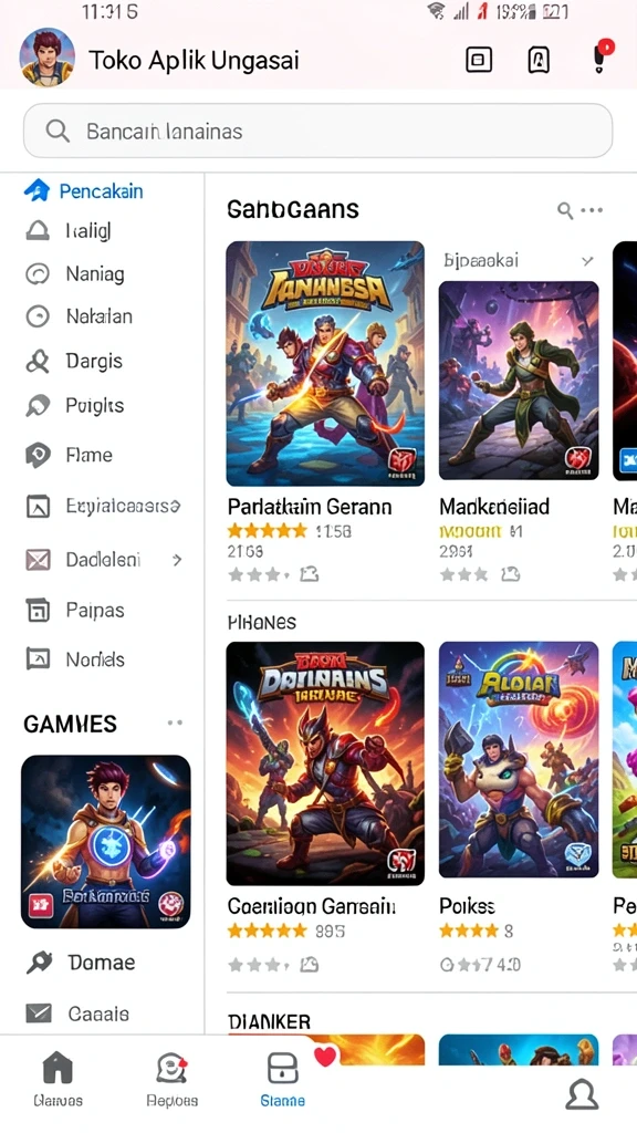 Mode permainan multiplayer yang menantang dan seru.