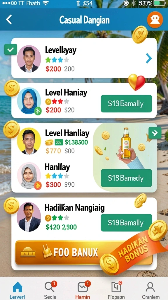 Tampilan utama HUJANTOTO yang menarik dan mudah dinavigasi.