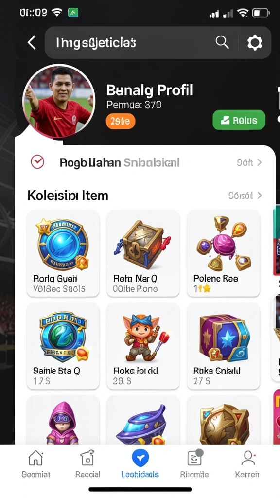 Tampilan antarmuka yang menarik dan modern.