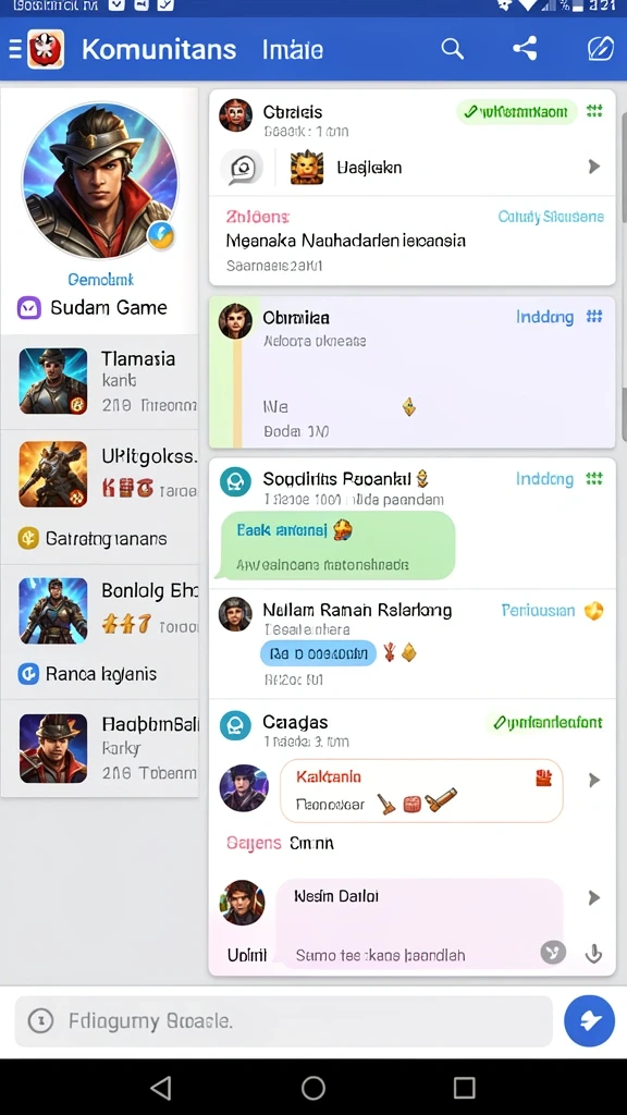 Karakter-karakter unik dengan keahlian masing-masing.
