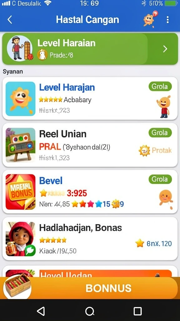 Beragam tema permainan slot yang seru.