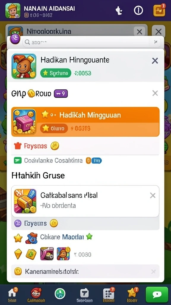 Grafis yang memikat dan penuh warna.