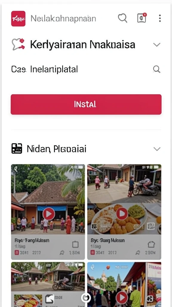 Suasana dunia fantasi yang memukau.