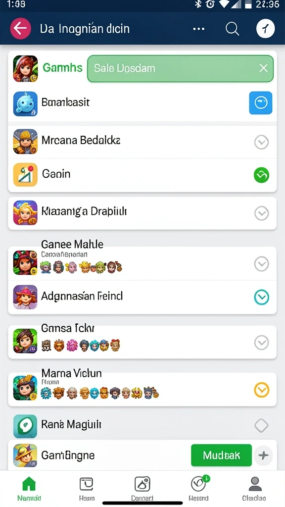 Screenshot mode permainan yang menantang.