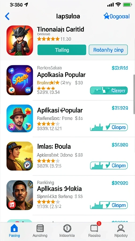 Fitur kompetisi harian yang membuat permainan semakin seru.