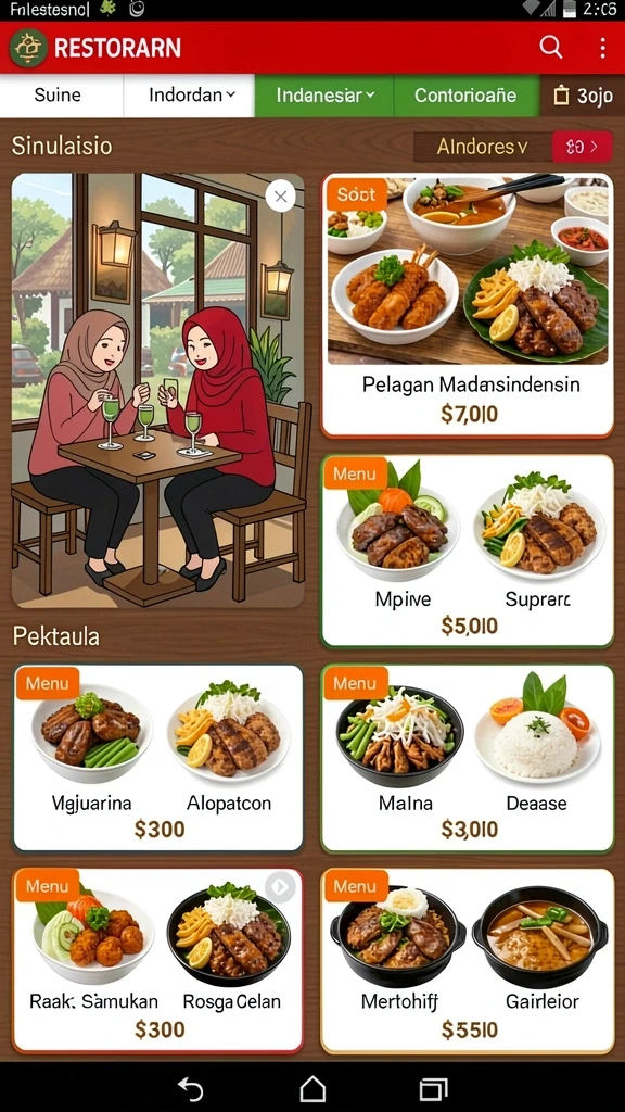Screenshot menampilkan petualangan seru dalam game.