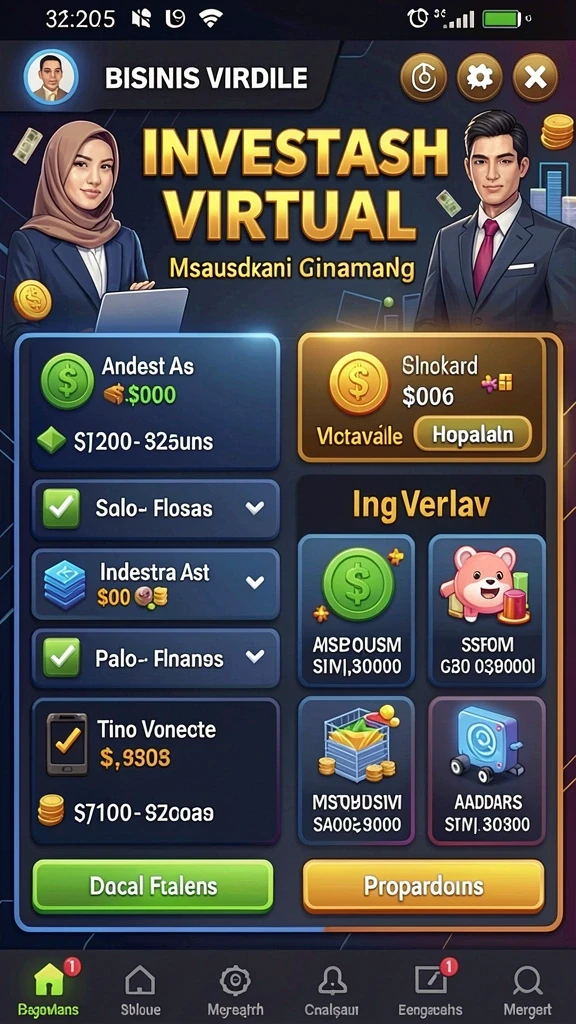 Tampilan antarmuka yang intuitif dan menarik.