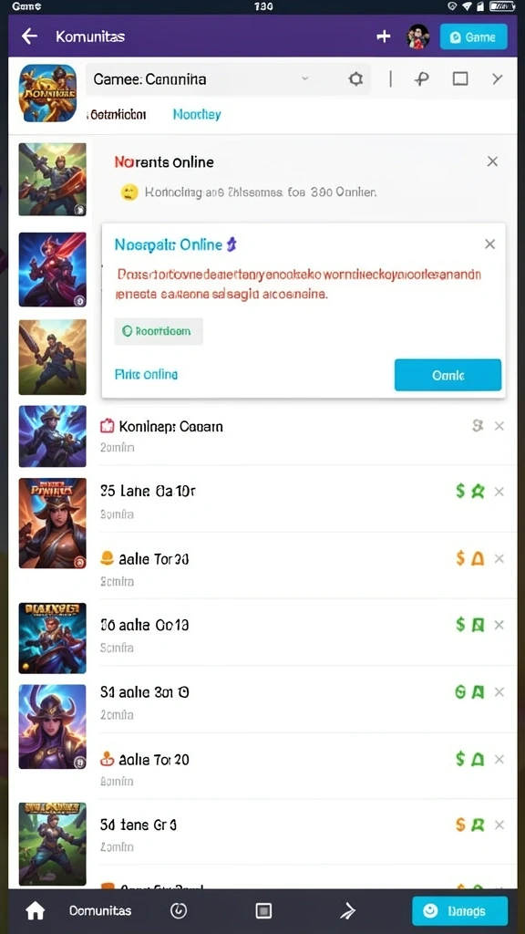 Tampilan antarmuka yang user-friendly dan menarik.