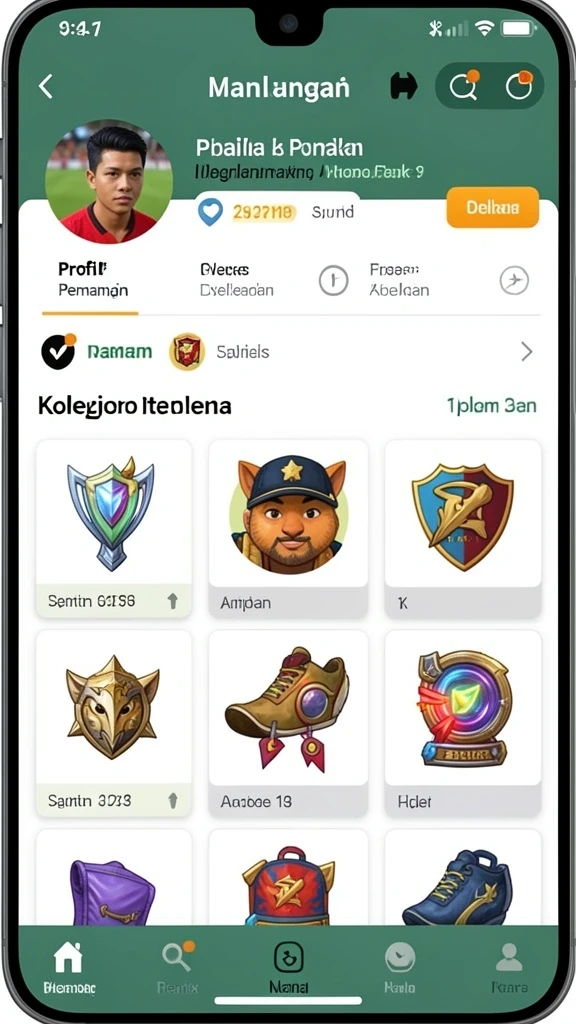 Karakter-karakter unik dengan kemampuan khusus.