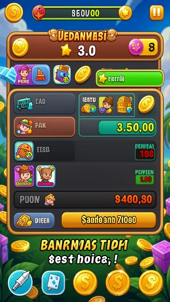 Level menantang yang siap menguji kemampuan bermain.