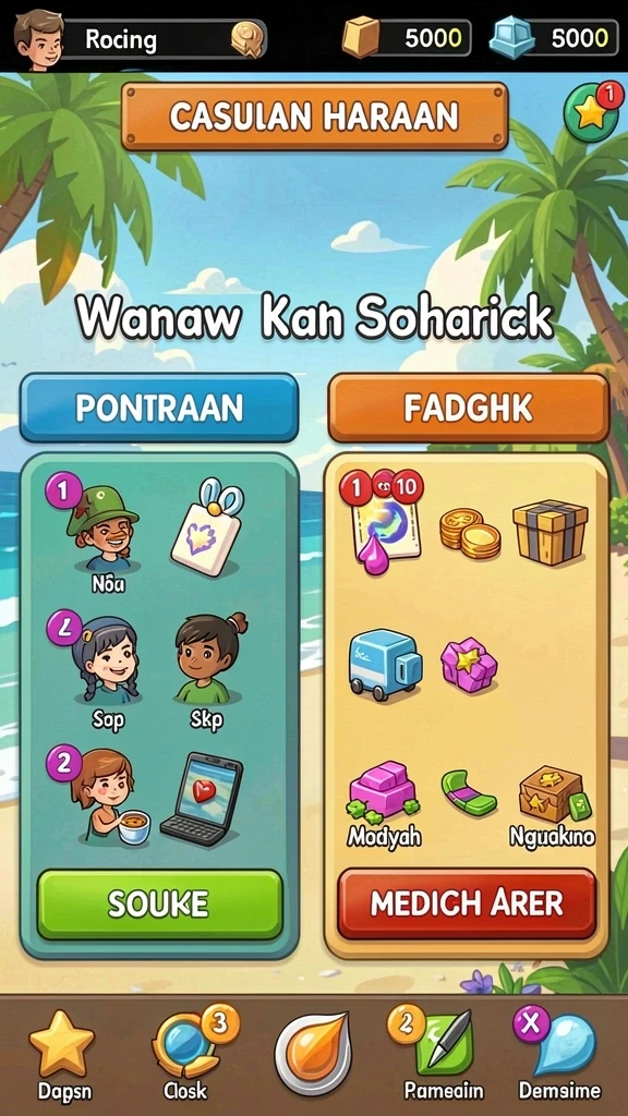 Tampilan antarmuka yang menarik dan mudah dinavigasi.