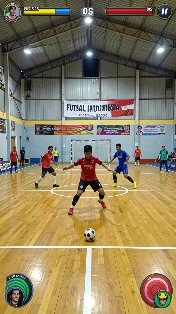 Tangkapan layar gameplay TAR555 yang menunjukkan level pertama.