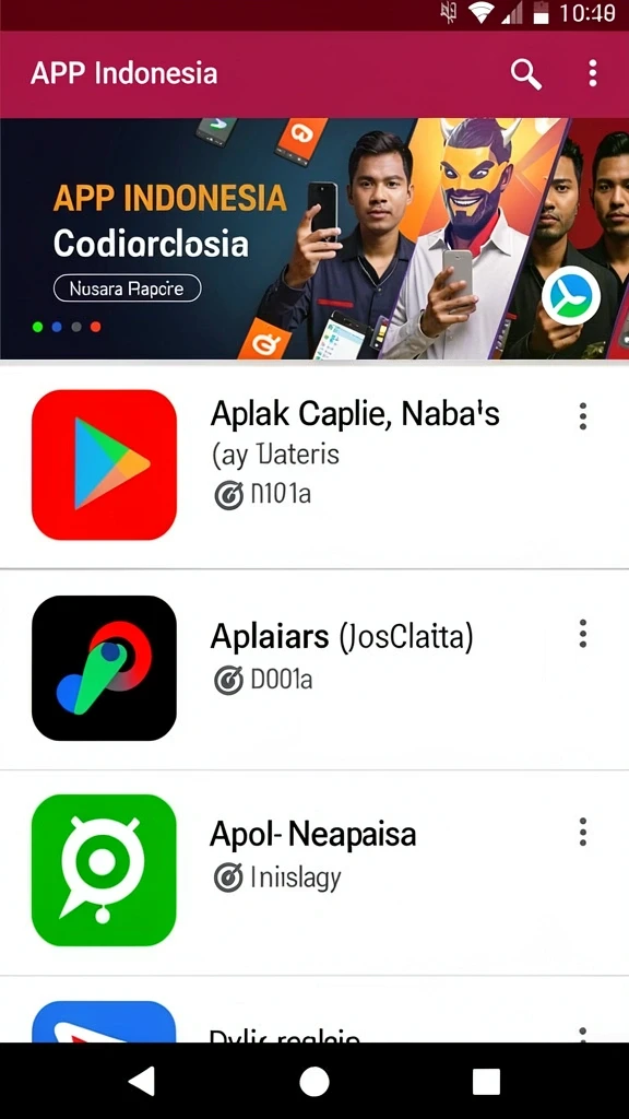 Tampilan antarmuka yang menarik dan user-friendly.