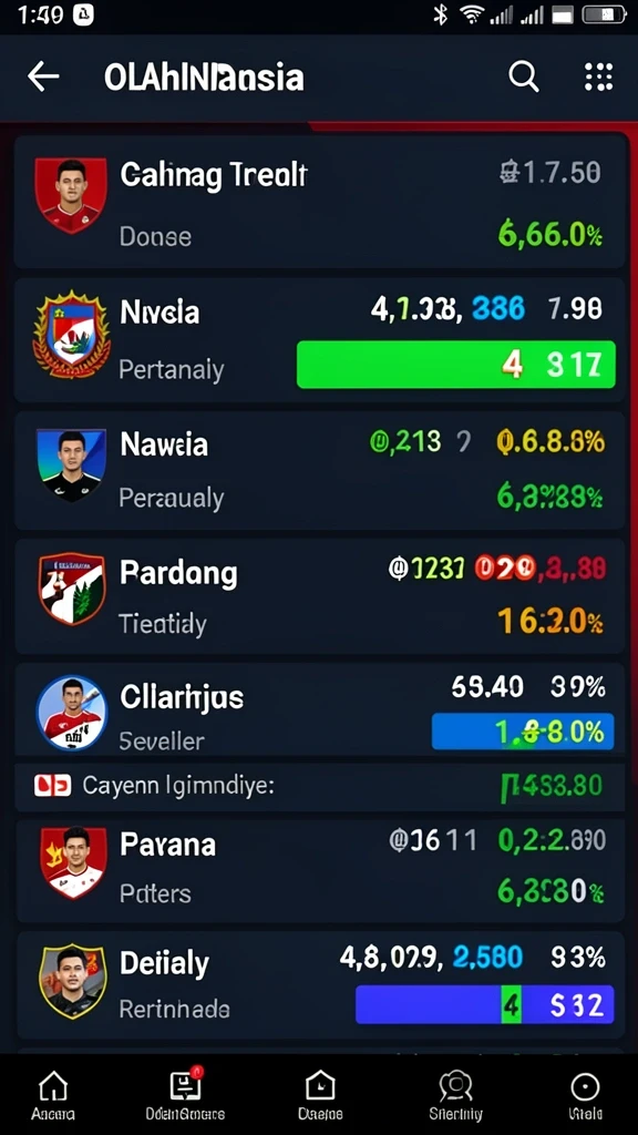 Tampilan menu utama yang menarik dan mudah dinavigasi.