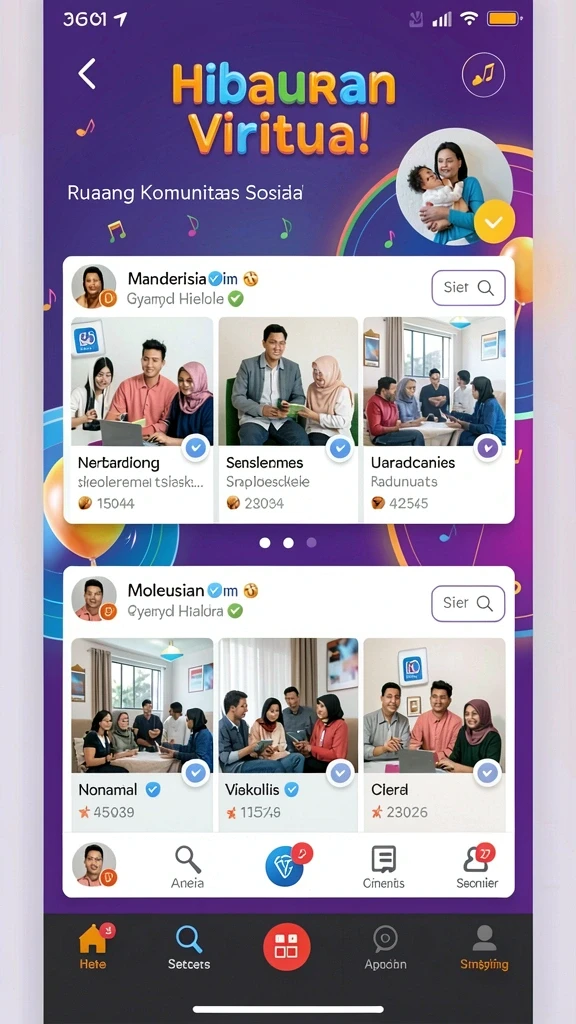 Fitur keamanan yang menjamin privasi pengguna.