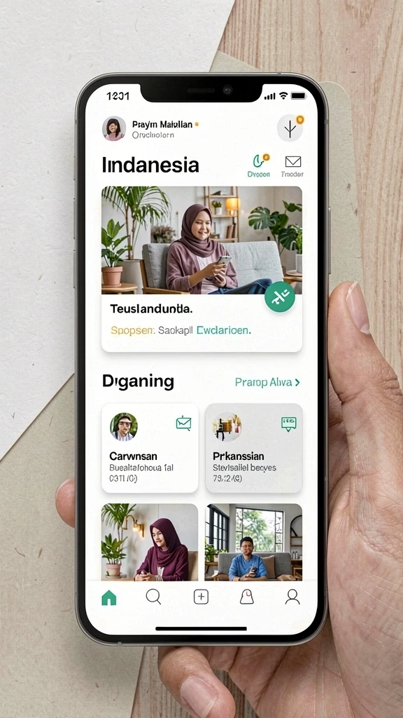 Fitur sosial untuk berinteraksi dengan teman.